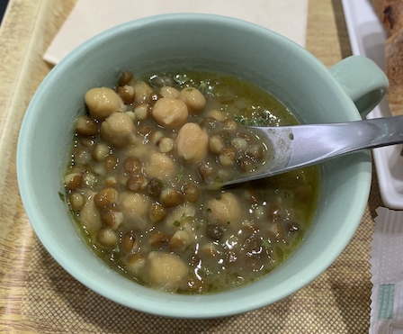 小田原駅 箱根ベーカリー 豆スープセット
