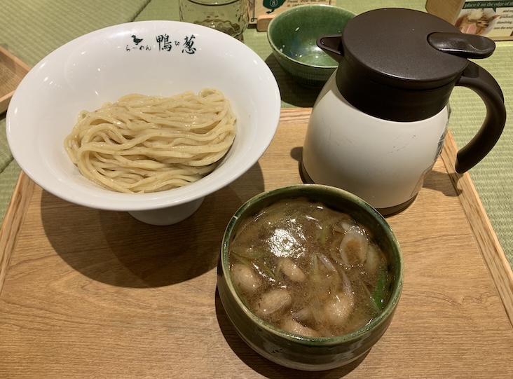 鴨to葱のつけ麺