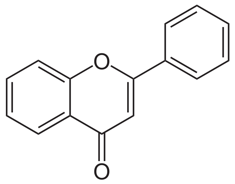 フラボンの構造