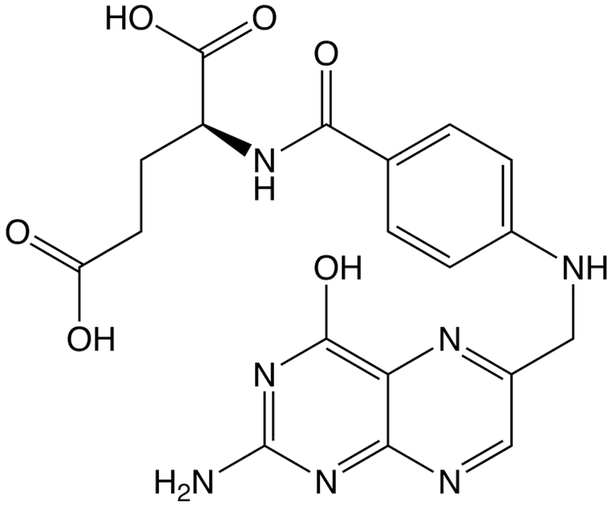 葉酸の構造